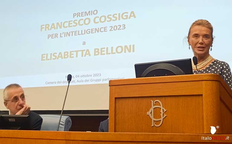 Elisabetta_Belloni premio Cossiga 2023